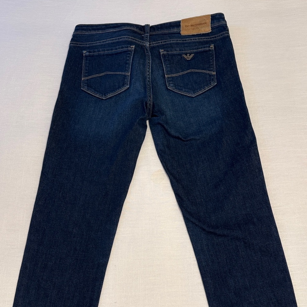 Emporio Armani Dark Blue Straight Jeans